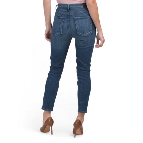 NWT GOLDSIGN x REVOLVE Semi Fit High Rise Slim Straight Jean, Size 24 - Picture 3 of 13